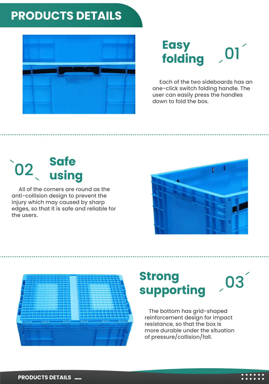 fold up plastic crates складные пластиковые ящики